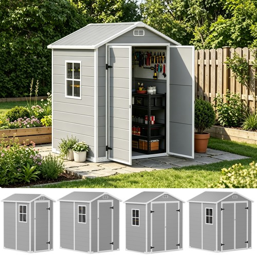 New plastic garden shed - shed, with