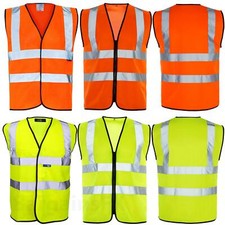 Hi Vis Vest Yellow Orange High