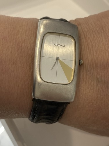 Lapponia gents silver and 18ct - and,