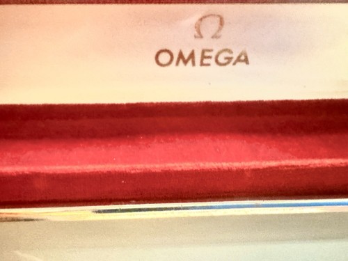 Omega red cream watch - omega,