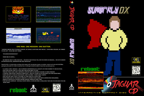 Atari jaguar game superfly - jaguar, cd