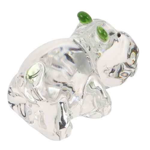 Hippo table decor crystal - hippo,