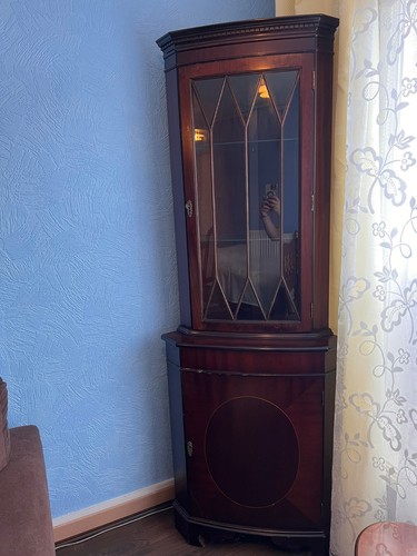 Vintage mahogany bow front - vintage,