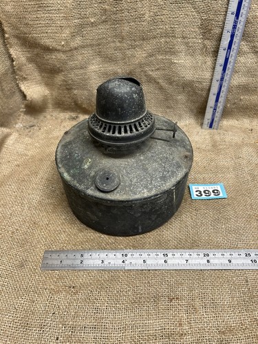 Vintage brass oil - lamp, burner