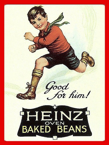 Heinz oven baked beans retro - beans,,