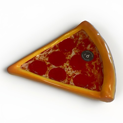 New hand painted ceramic pizza - hand,