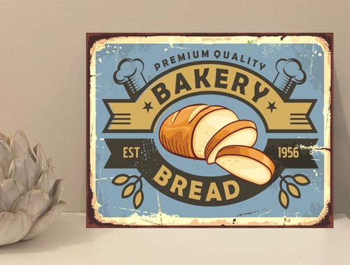 Bakery bread rustic retro - 1x,