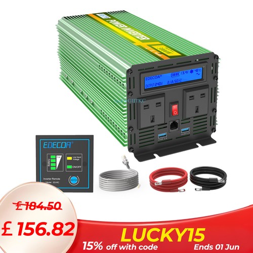 Edecoa power inverter - inverter, 12v