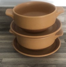 X 2 Purbeck Pottery Brown