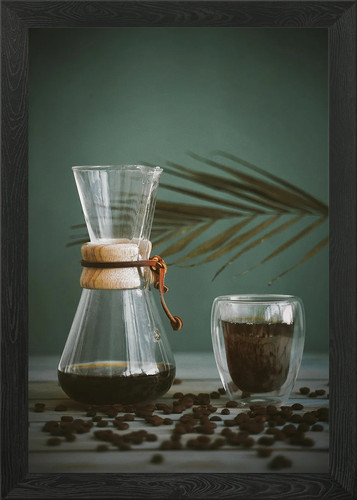 Coffee still life with - coffee, chemex