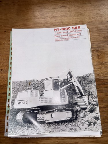 Hymac 580 brochure original - brochure,
