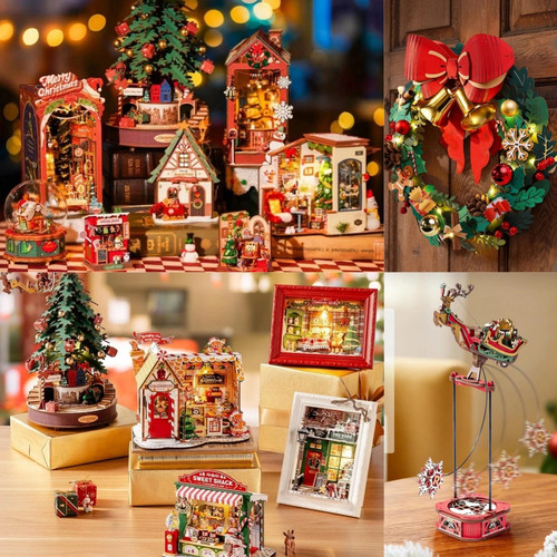 Rolife wooden christmas - rolife, house