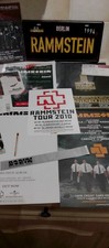 Rammstein Promo Bundle Flyers Stickers Wristband Tickets License Plate Etc