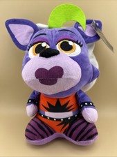 Five Nights At Freddy's FNAF Security Breach Roxanne Roxy Wolf Plush 12" Purple