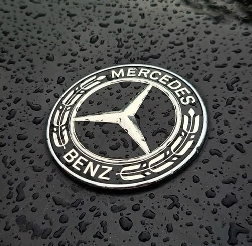 Front hood emblem black - hood,