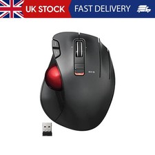 Elecom EX-G Right-Handed Trackball Mouse 2.4GHz Wireless Thumb Control with