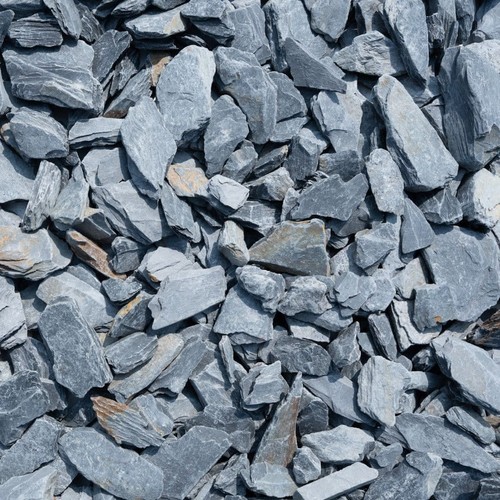 Blue slate chippings - chippings,