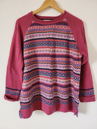 Pink fair isle knit - isle, jumper