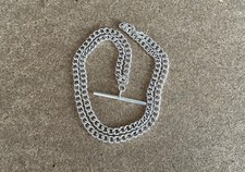 Men’s Silver T Bar Necklace