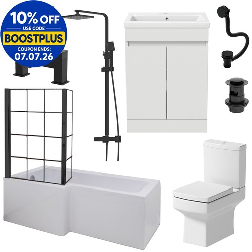 Complete bathroom suite - complete,