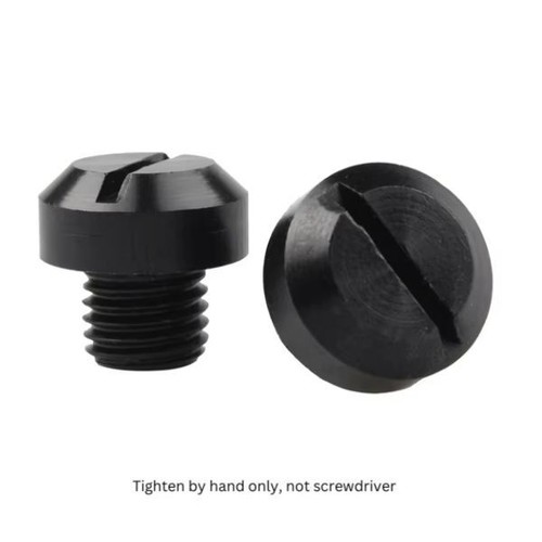 Mirror blank plug - caps, black