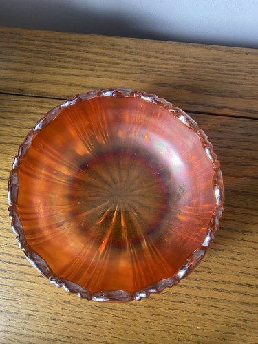Carnival glass bowl - glass,