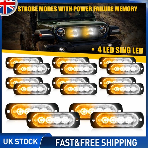 16x 4led car strobe marker - 4led,