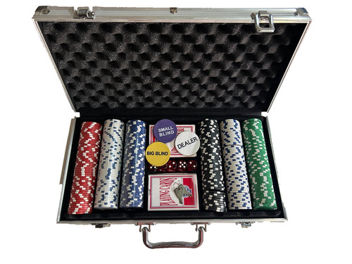 Poker chip set with case - chip, –