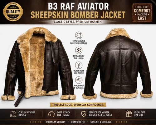 Mens raf aviator sheep - raf,