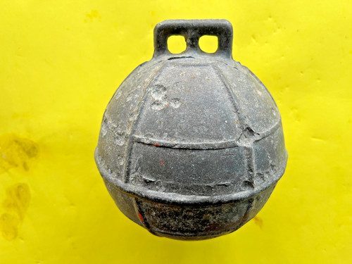 Vtg aluminum ball buoy float - vtg,