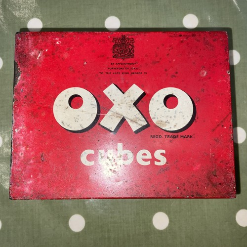 Vintage oxo tin - oxo,