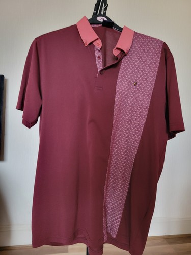 Gabicci burgundy polo shirt - burgundy,