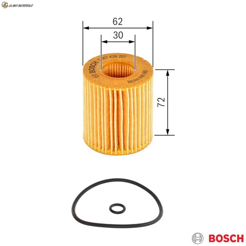 Oil filter 457 429 257 - filter, for