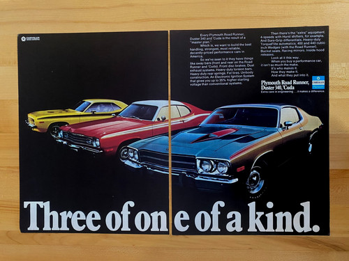 1972 print plymouth road - 1972, ad