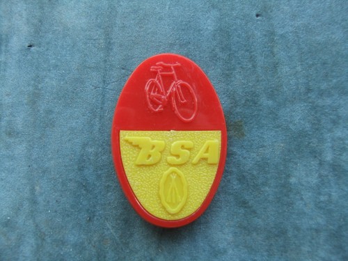 Bsa bicycle badge cycle advert - bicycle,