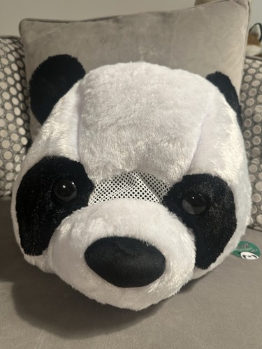 Panda plush mascot head mask - mascot,