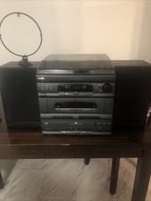 Samsung MIDI Hi-fi System Scam-7450(3cd/tuner/cassette/record 4 In 1)WorkingGood