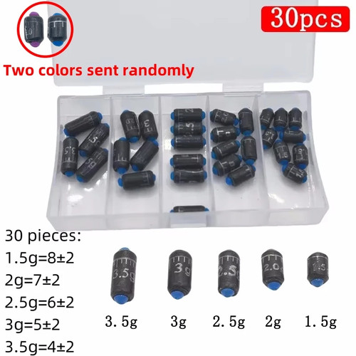60pcs fishing lead sinkers - 30/60pcs,