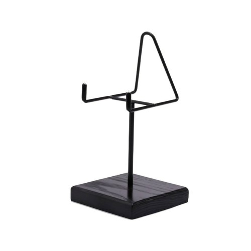 Display stand with - display, wooden