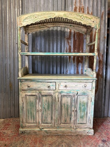 Antique vintage wooden dresser - antique,