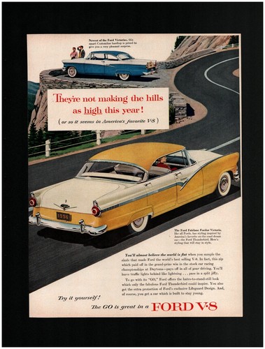 1956 ford fairlane fordor - v-8,