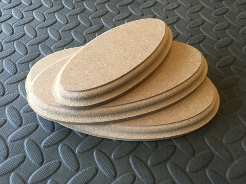 Wooden mdf oval craft plaque - mdf,