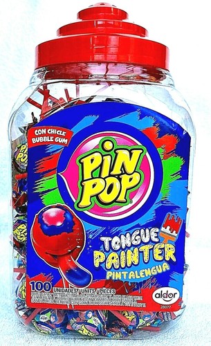 Tongue painter lollipops - tongue,