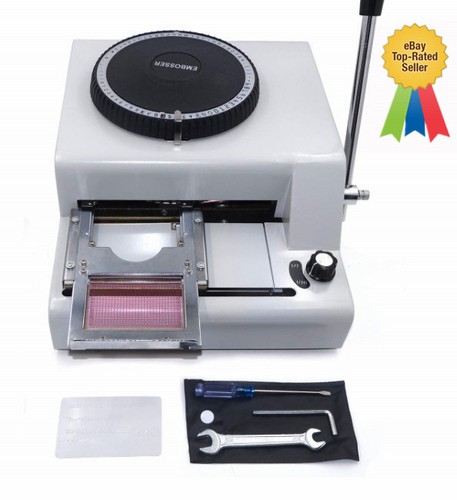 Character card embossing - character,