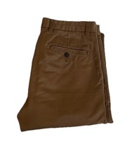 O839 DOCKERS BROWN MENS CHINO TROUSER W32/L32 Excellent Quality Condition