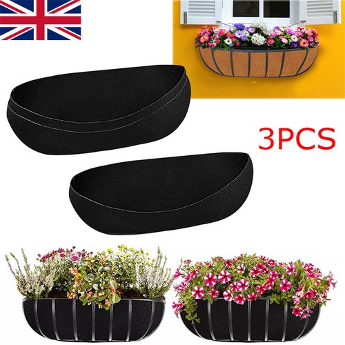 3pcs felt trough planter - trough,