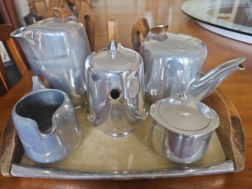Vintage picquot ware tea - vintage,