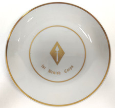 Fürstenberg West Germany Porcelain Plate 1st British Corps Military Emblem
