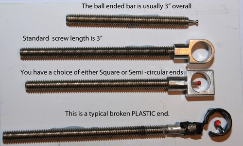 Bow sight ends rods for - bow,