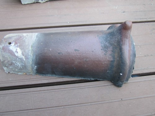 Old antique ridge tile - antique, roof
